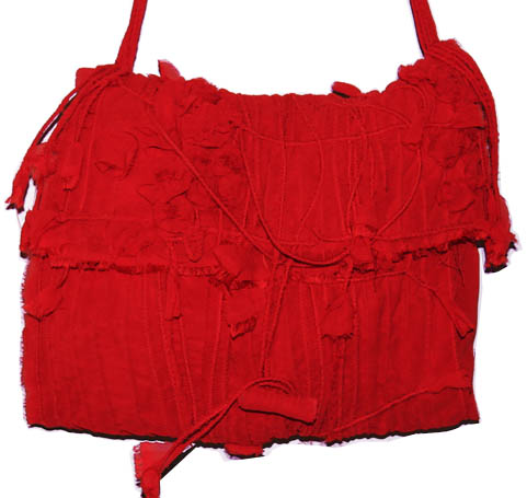 Red Shoulder Bag by Shirley Bjornsson